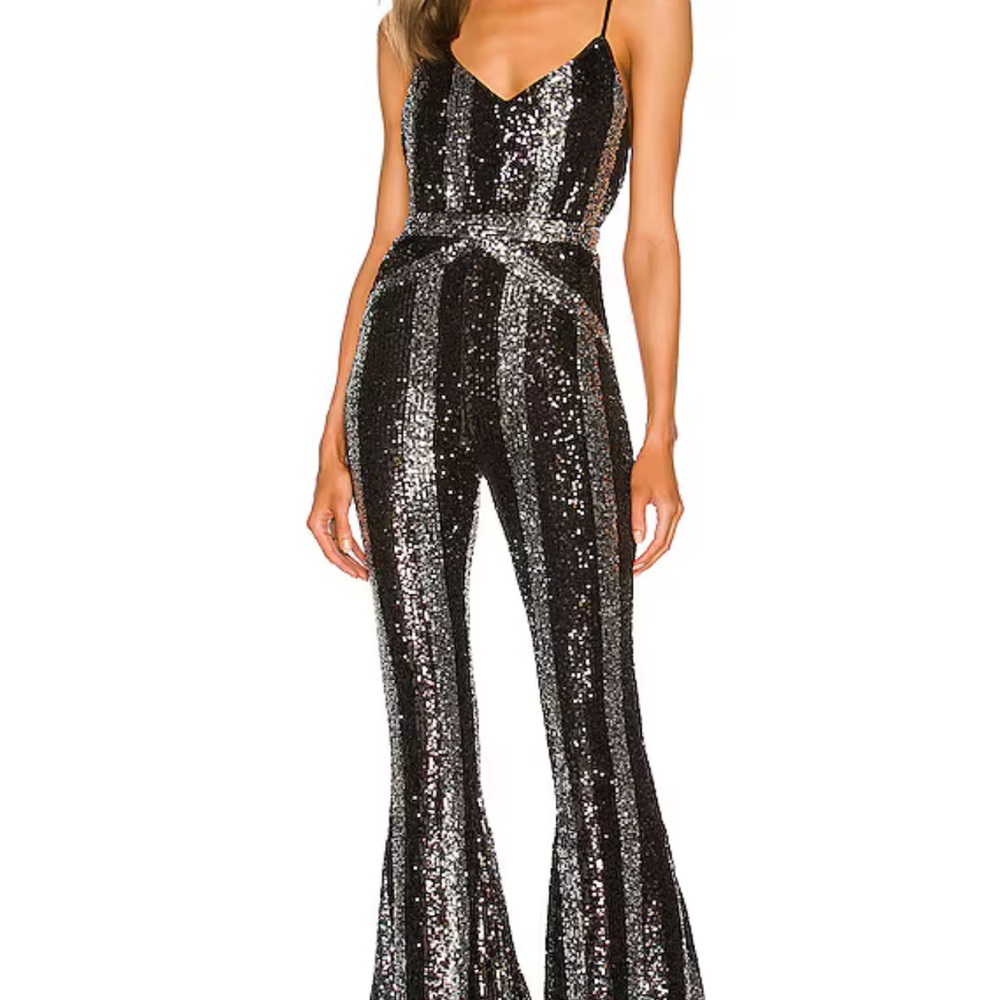 Michael Costello X Revolve Jumpsuit in Stripe